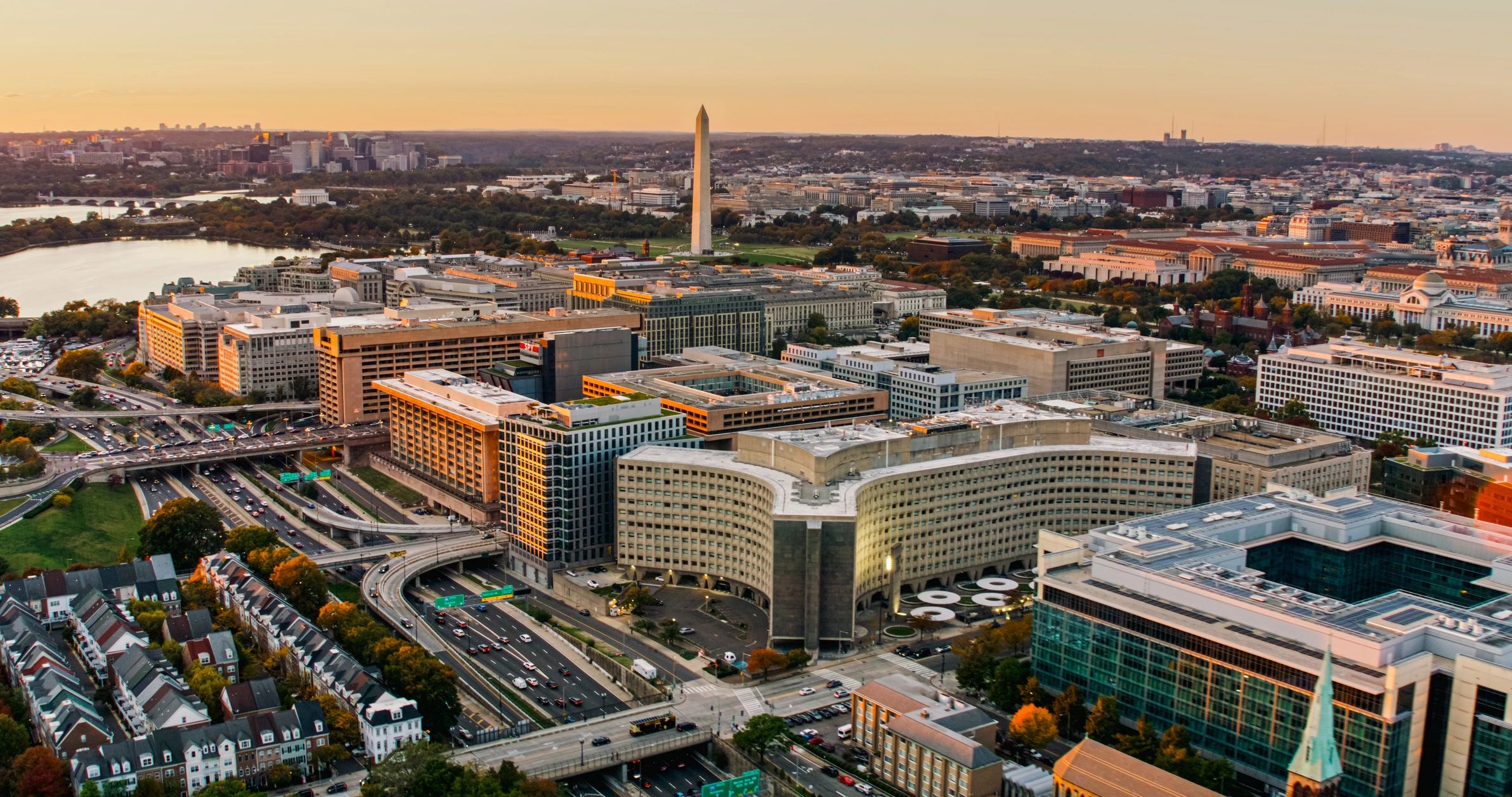 professional business contact Washington DC modern office